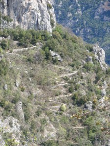 The ascent is sometimes steep and indirect