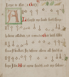 Ps62 in the TWode Psalter 1564-1625