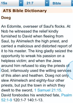 Introducing Doeg. Bible hub.com