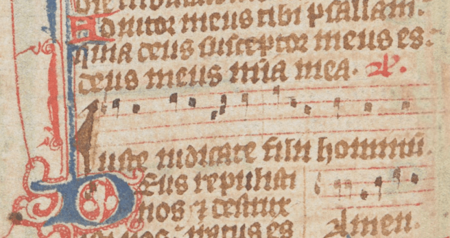 Ps59 antiphon SarumBreviary Add MS 52359