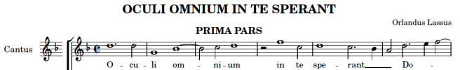 Ps145 Lassus incipit